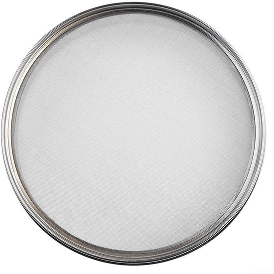 Set di Sostituzione per Set di Sostituzione con Filtro a Rete - 20 cm - Acciaio Inossidabile - Reticolo Verniciato - Struttura a Doppio Strato - Bordo Liscio - Alta Resistenza - Filtro a Rete