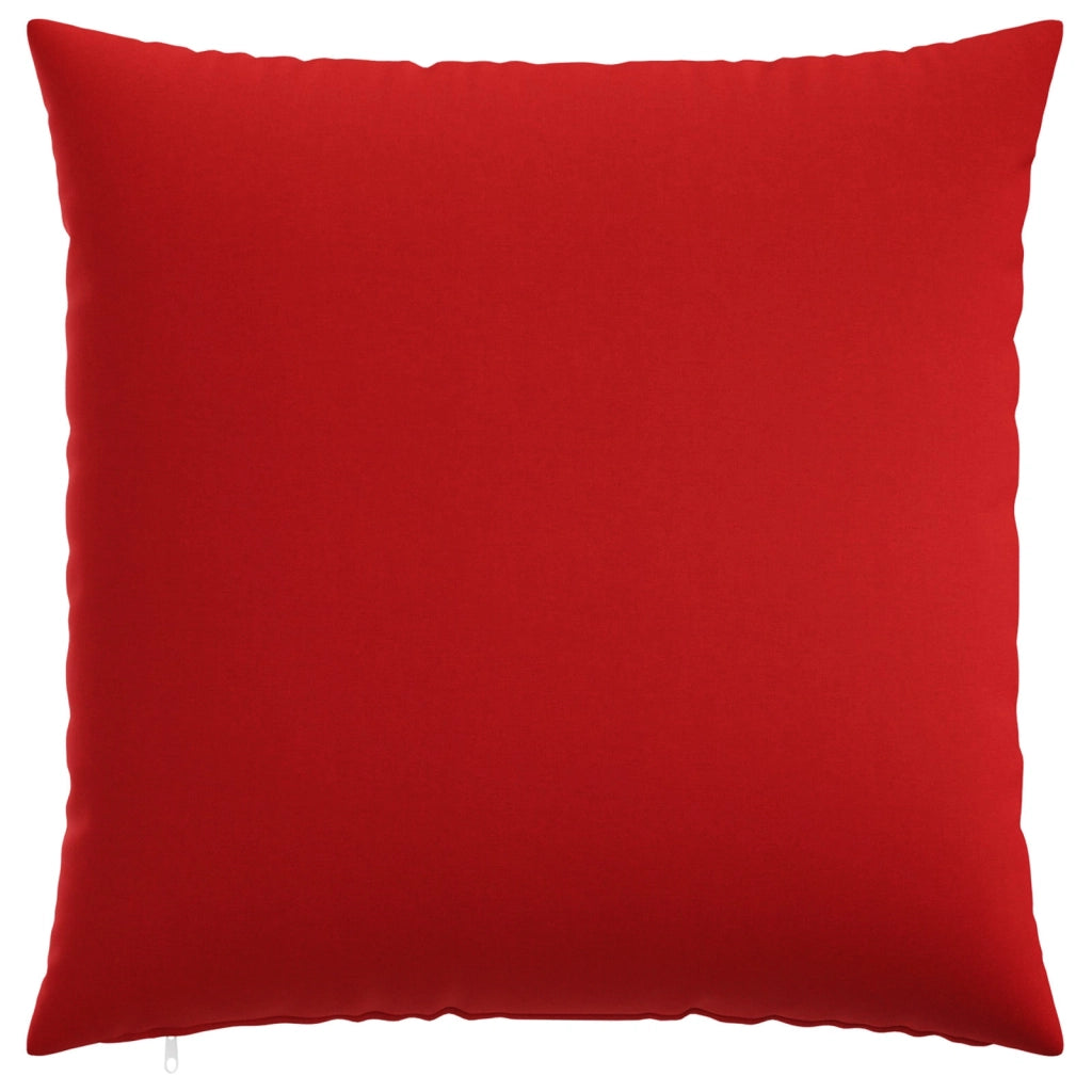 Federa 6 pz HEERLEN Rosso 55 x 55 cm Tessuto 912224