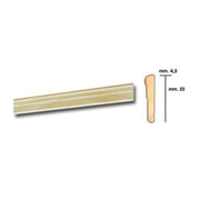 CORNICE PER PARATI 4,5X23 BAROCCO 200 CM FRASSINO- 25,0 pz
