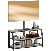 Mobile TV con supporto per televisori fino a 72 pollici ¨C Minimal ¨C 110x43x150 cm grigio