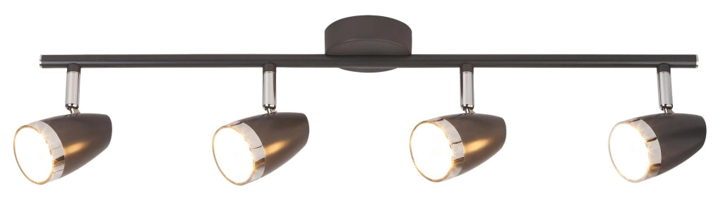 Barra LED Rabalux Karen 6515 antracite 4x4W luce calda