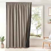 Gordini Verdusteranti 95-100% - Isolanti al Calore - 100% Poliestere - 300B x 245H cm - Soffici - 1 Pannello - Decorazione per Finestre