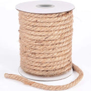 Corda di juta naturale 8mm 98,5 metri per campeggio giardinaggio decorazione animali legatura attrezzi