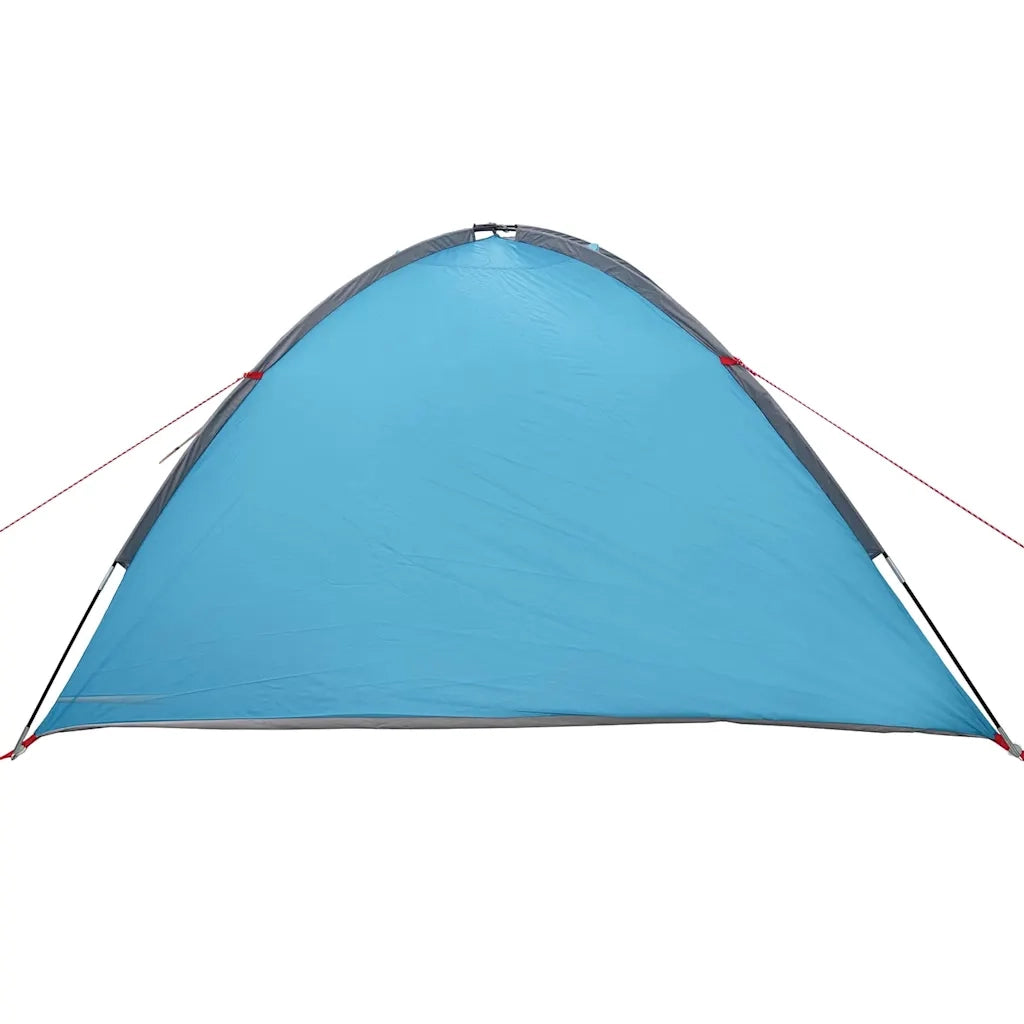 vidaXL Tenda da campeggio con tetto Blu 308 x 268 x 130 cm Poliestere