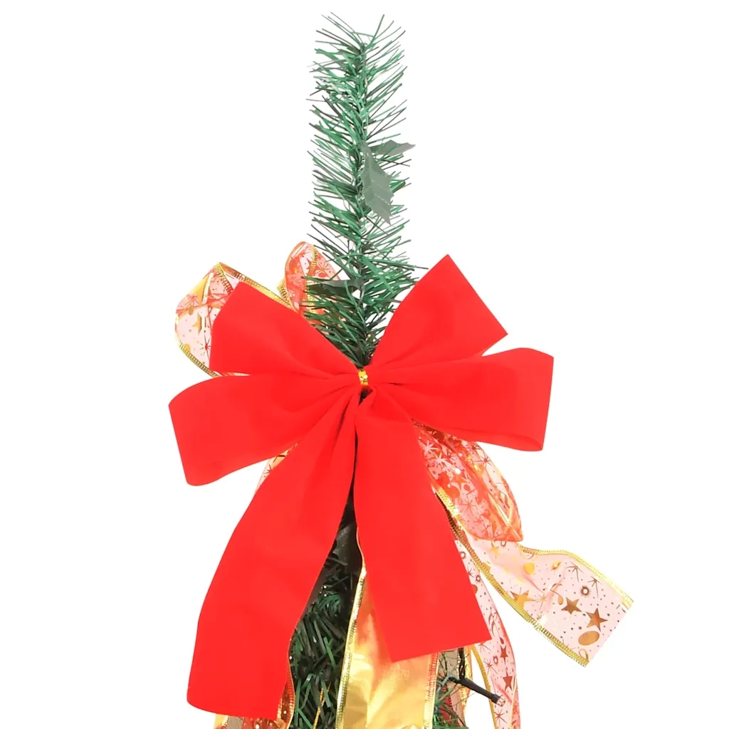 Albero di Natale Artificiale Pop-up-Albero Natalizio con 200 LED Verde 210 cm