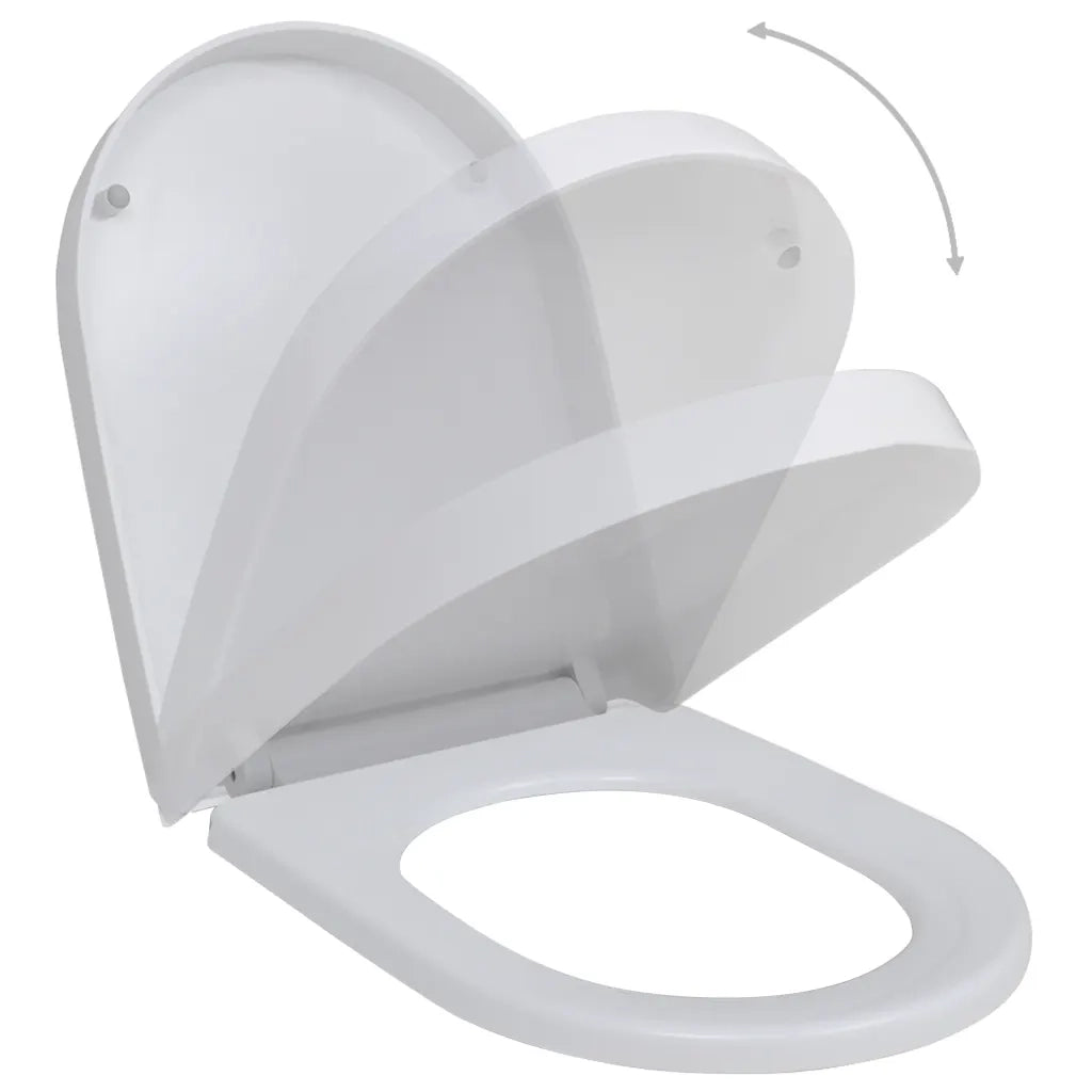 Copriwater a Chiusura Rallentata 2 pz Plastica Bianco CFW8762616