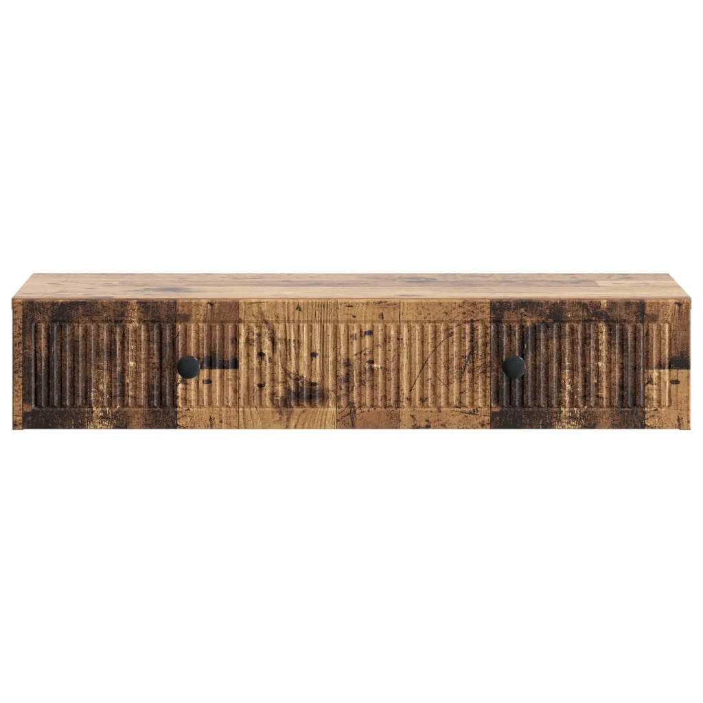 Tavolino da Parete Laterale Legno antico 87,5 x 34,5 x 17 cm 897993