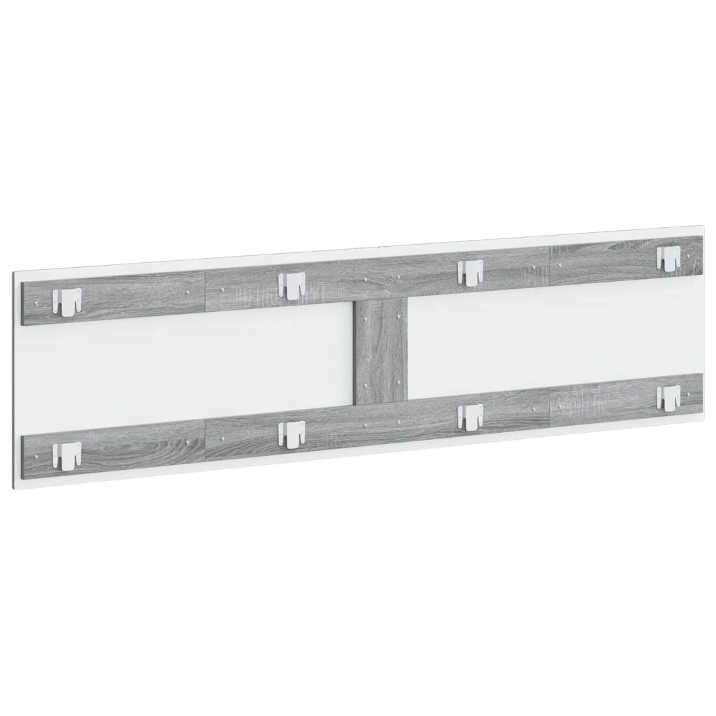 Testiera da Muro BREDA Sonoma grigio Legno ingegnerizzato 897591
