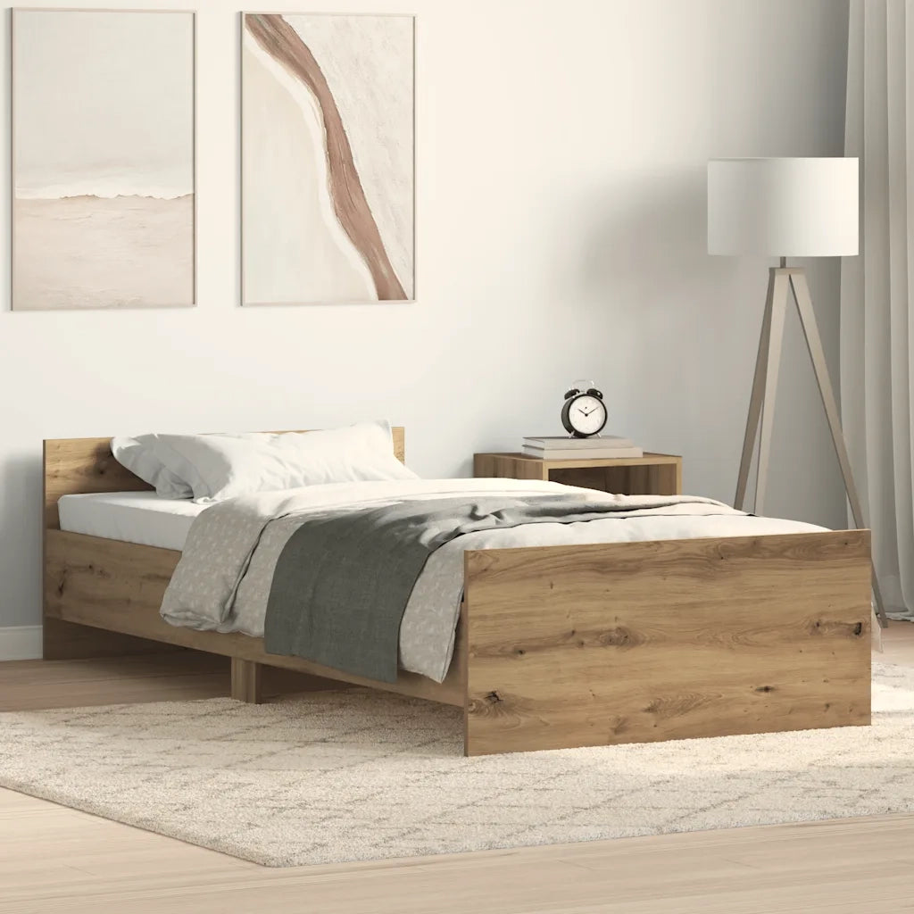 Giroletto senza Materasso Rovere Artigianale 75x190 cm 862311