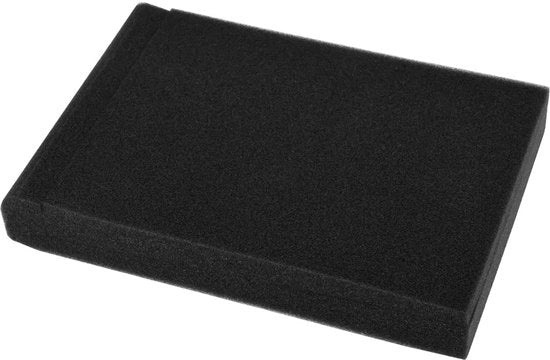 Supporti di isolamento per monitor studio - Alta densità assorbimento del suono - Nero - Riduzione del ronzio - Compatibile con Edifier R1280T - 2 pezzi -