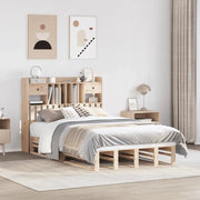 Letto Libreria senza Materasso 135x190 cm in Legno di Pino 3323983