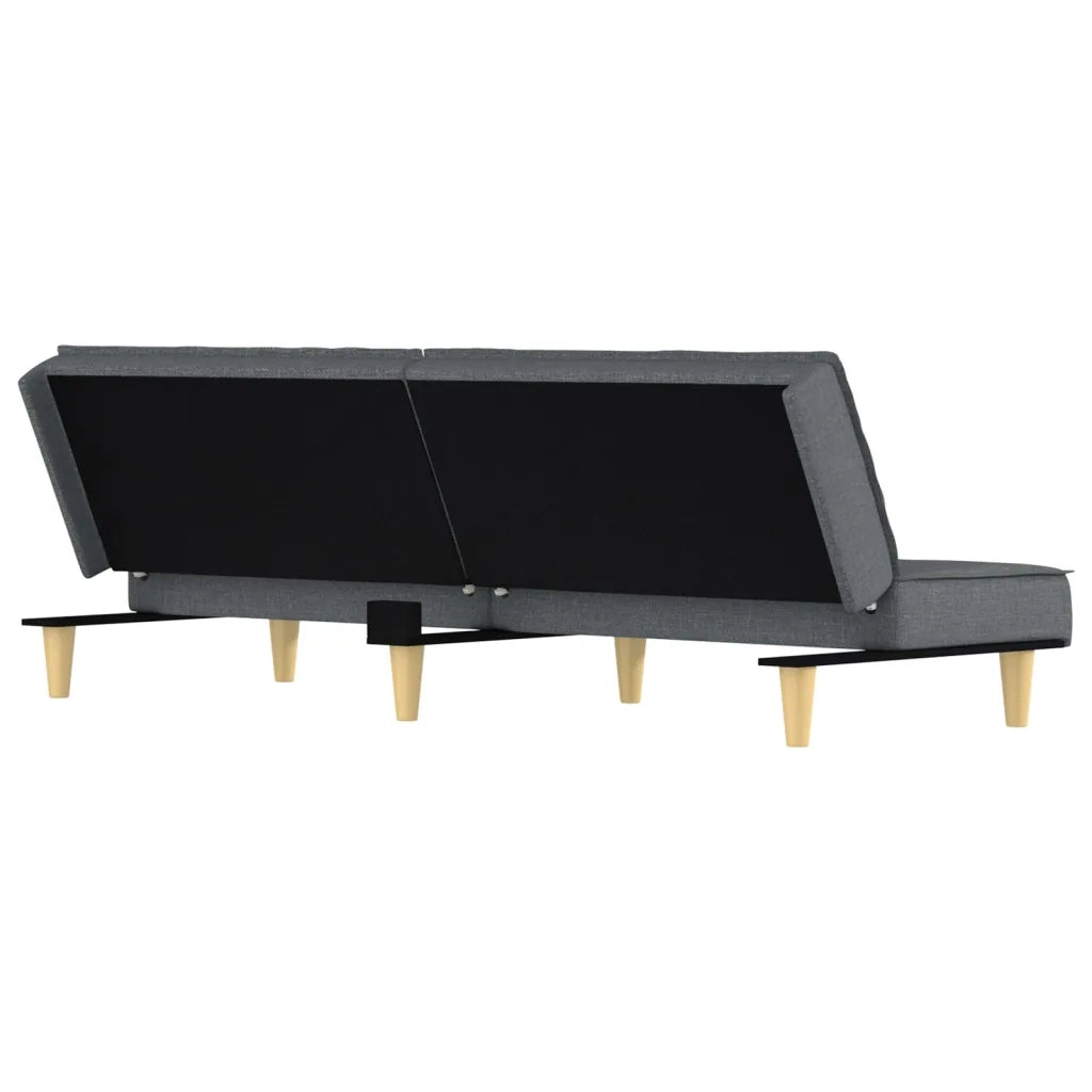 Divano letto-Sofa Letto-Daybed Grigio Scuro in Tessuto 994657