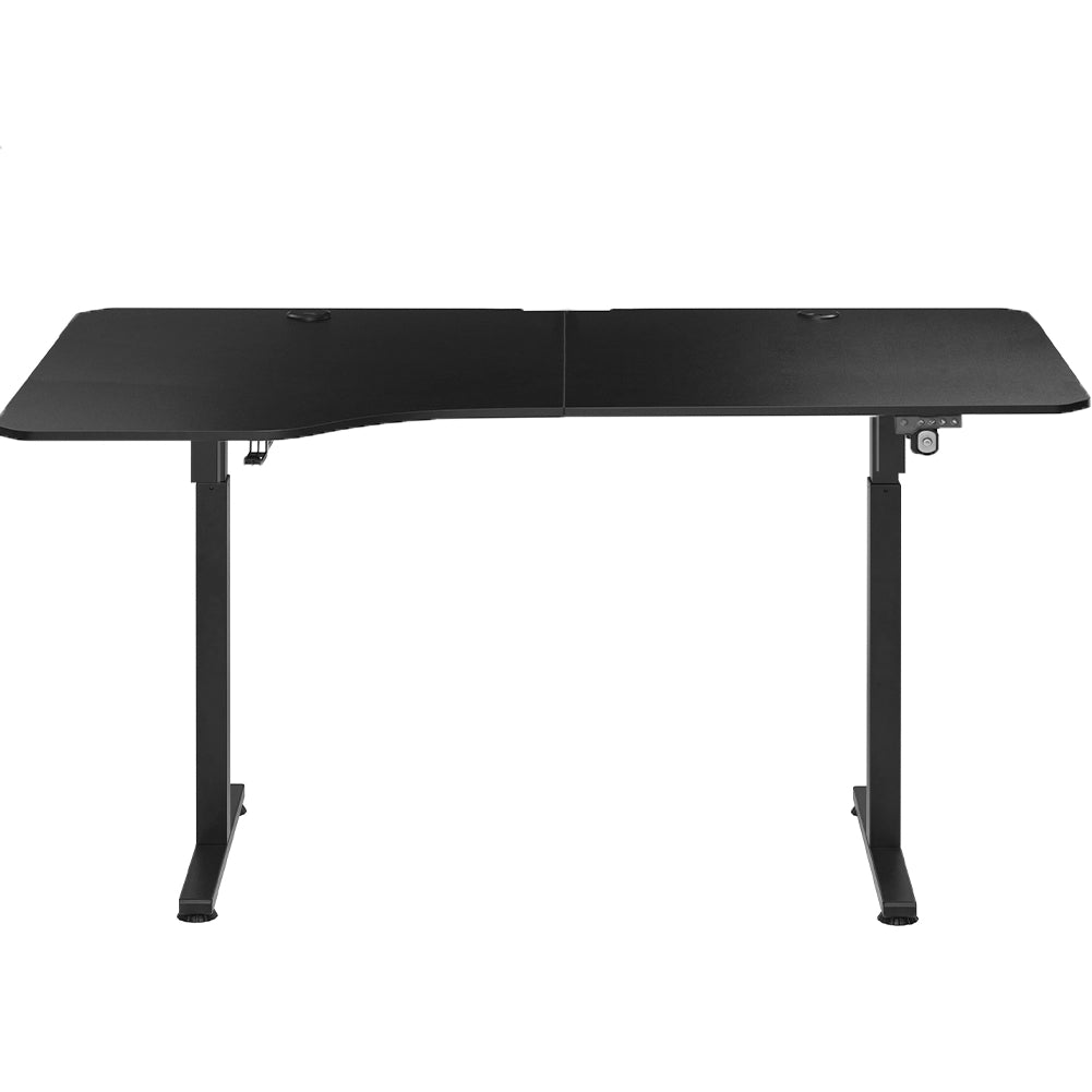 Scrivania Elettrica Regolabile Altezza 160x75x72-117cm Nero Console di Comando