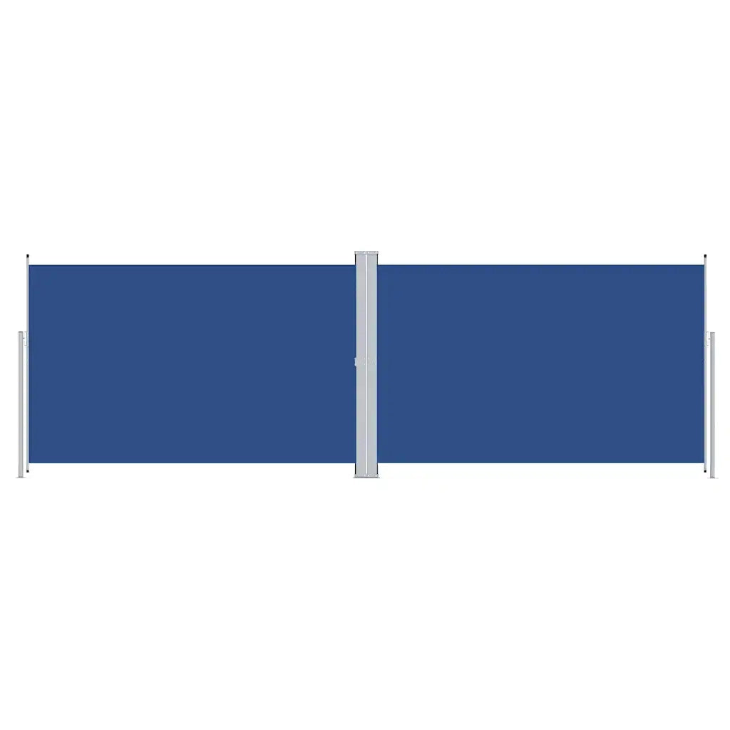 Tenda da Sole Laterale Retrattile-Tenda parasole per balcone per giardino Blu 200x600 cm 323689