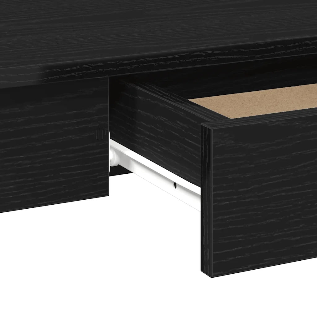 Scrivania Nera 100x45x75 cm in Legno Multistrato 860428