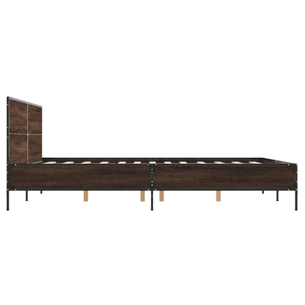 Giroletto Rovere Marrone 150x200cm in Legno Multistrato Metallo 3280006