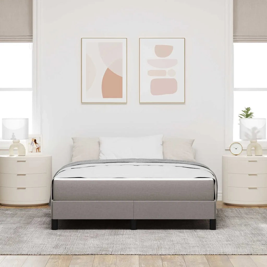 Letto a molle con materasso Talpa 140 x 190 cm Tessuto