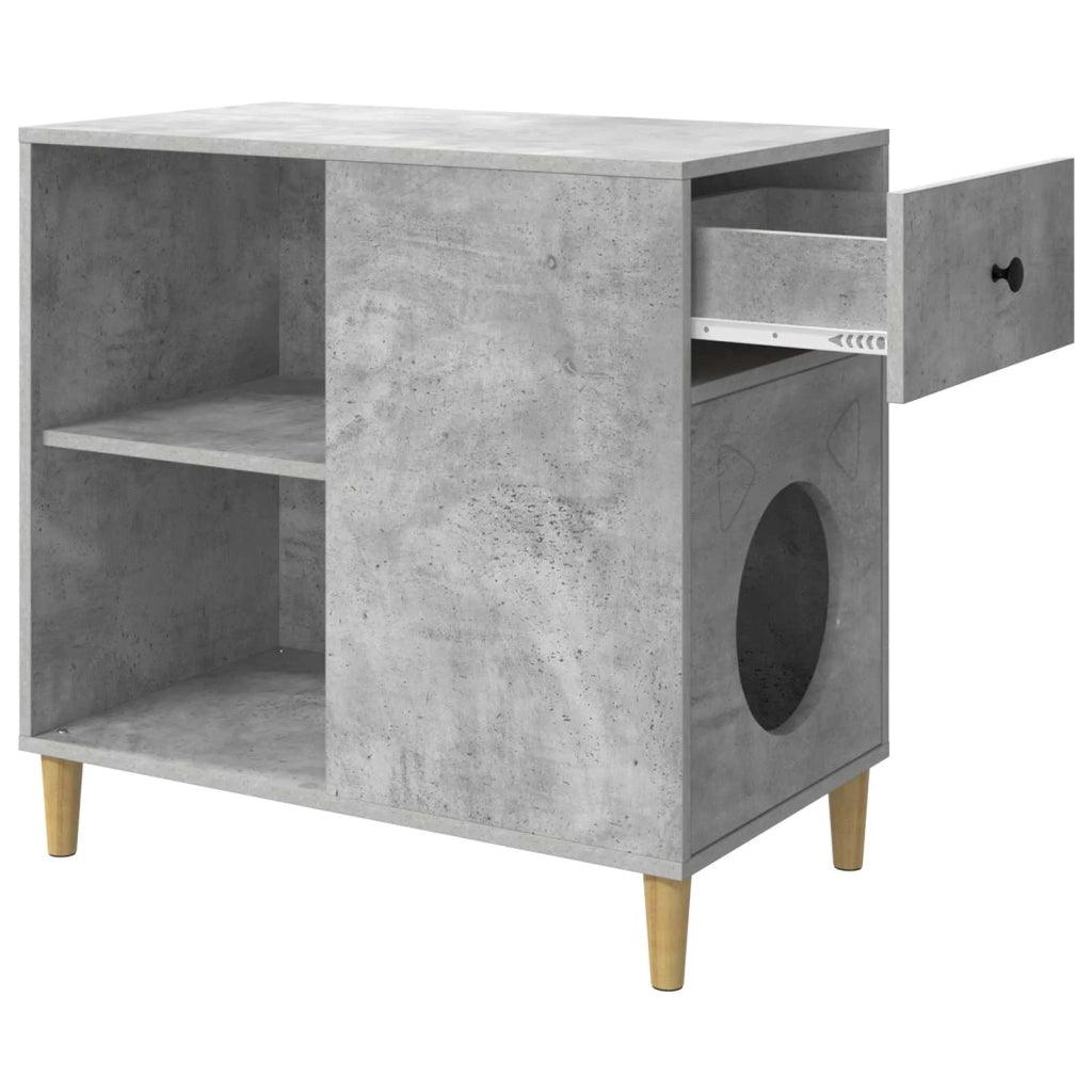 Casa per Gatti Calcestruzzo 72 x 42.5 x 70 cm Legno multistrato