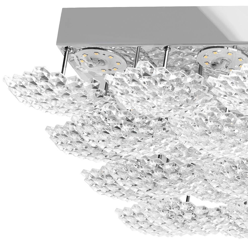 Lampada Da Soffitto Led Ms015-c Chrome