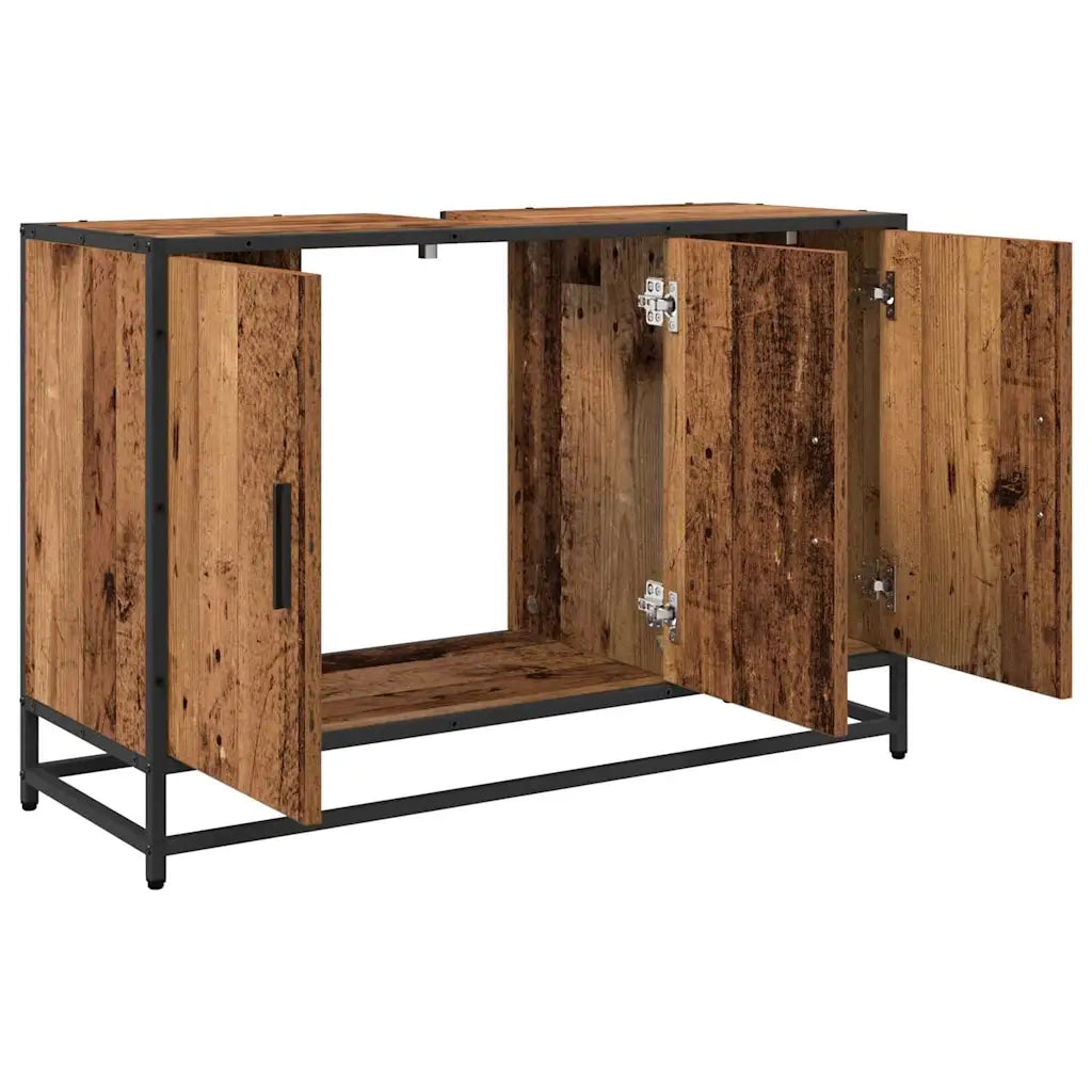 Mobile da Bagno Legno vecchio 90 x 33 x 60 cm Legno multistrato