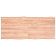 Piano Tavolo Marrone Chiaro 140x60x(2-6) cm Rovere Non Trattatocod mxl 79850