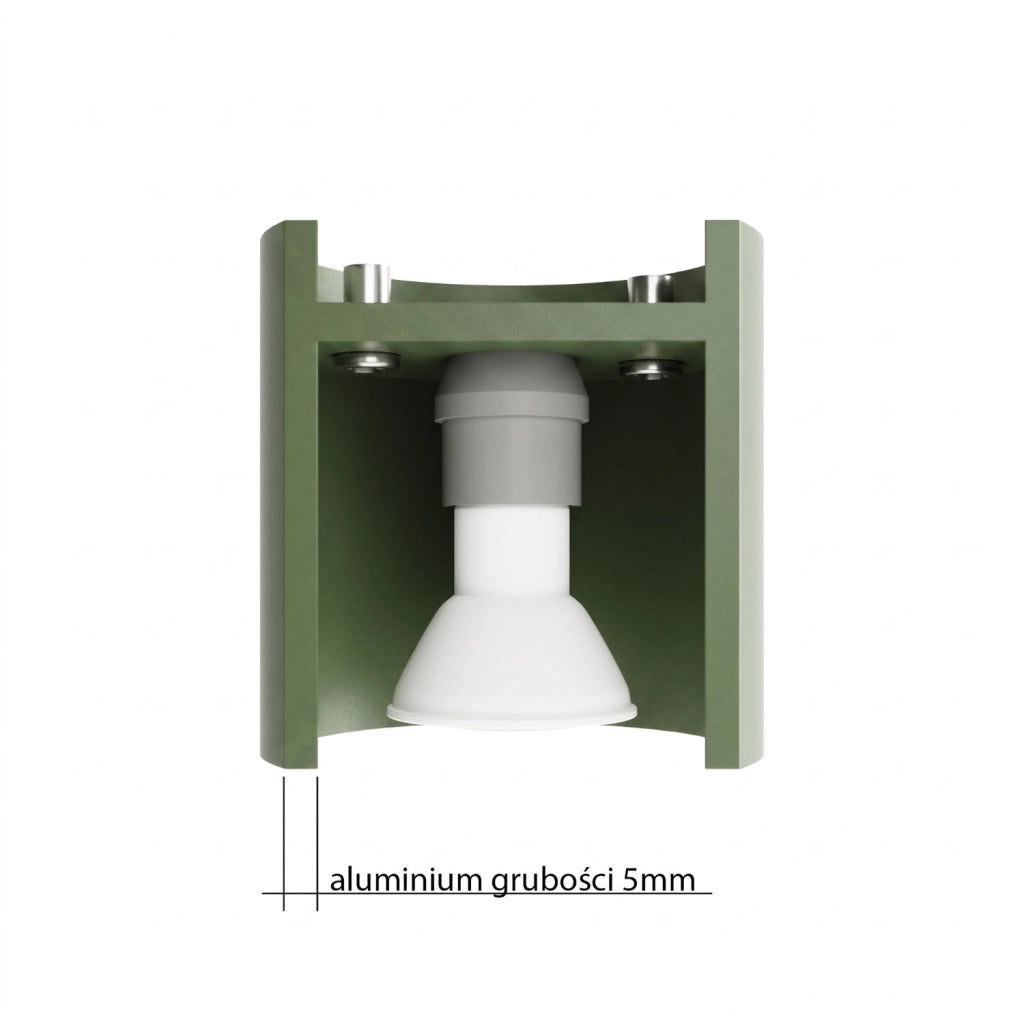 Plafoniera ORBIS 1 verde oliva