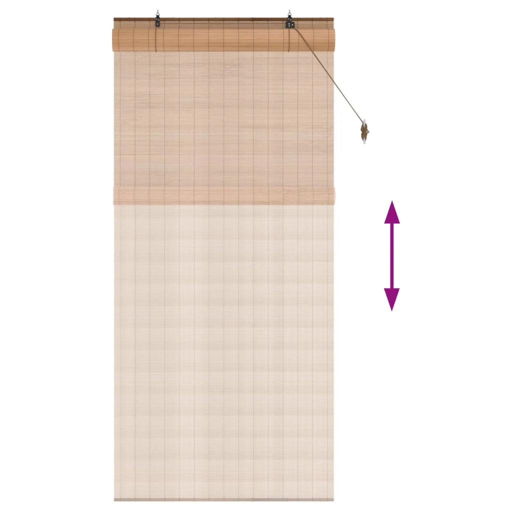 Tenda a rullo Marrone 110 x 220 cm Bambù 42039707