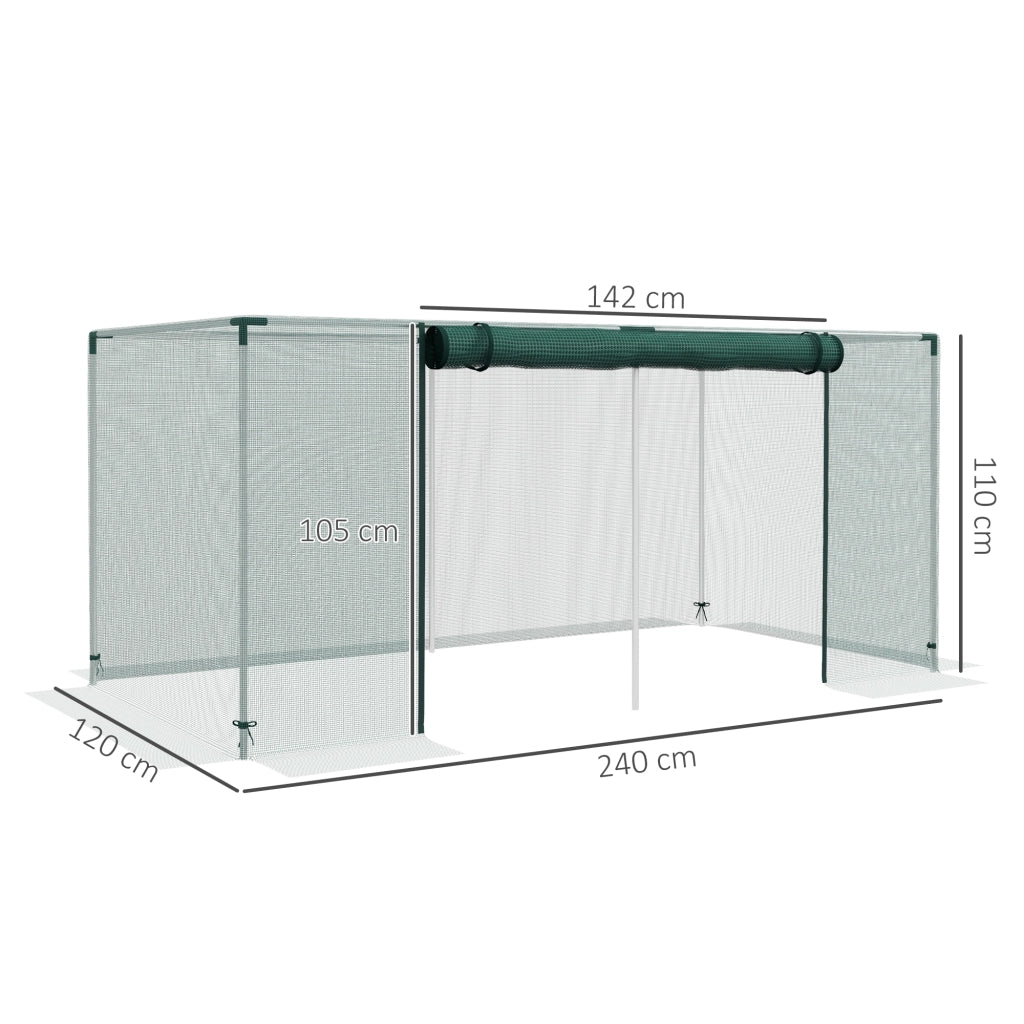 Serra da giardino ¨C zephmum ¨C verde 240x120x110 cm