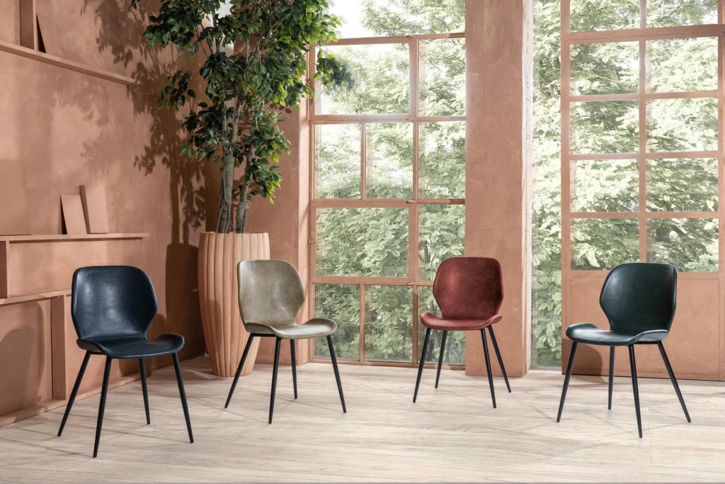 Set 4 Sedie 55x45xH83 cm in Soft-Touch Diana Sabbia