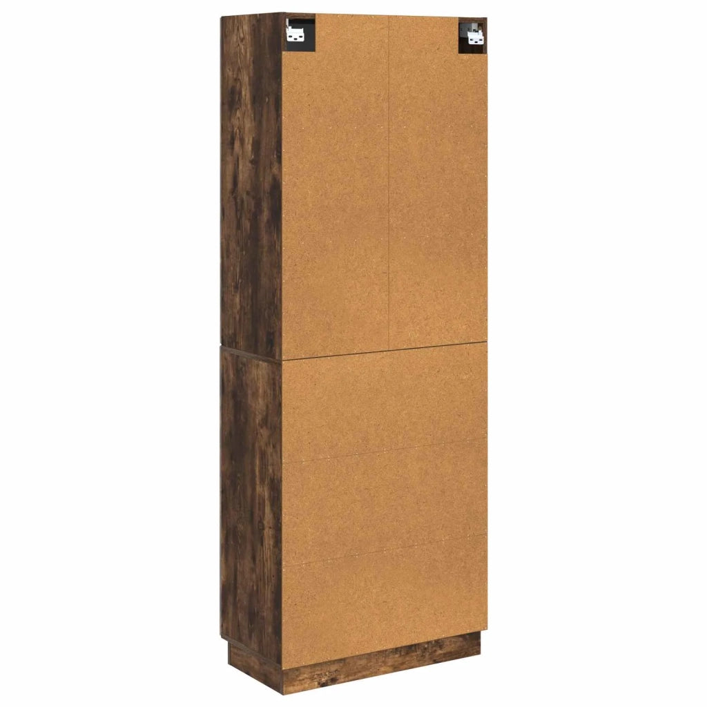 Set di armadi 2 pcs Rovere Fumo Legno ingegnerizzato 3416786