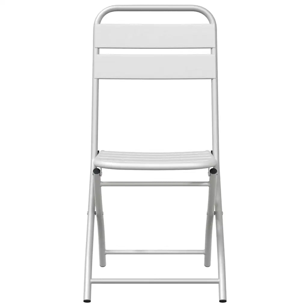 Sedia Pieghevole da Giardino 2 pcs Bianco 42 x 52 x 82cm 42002938