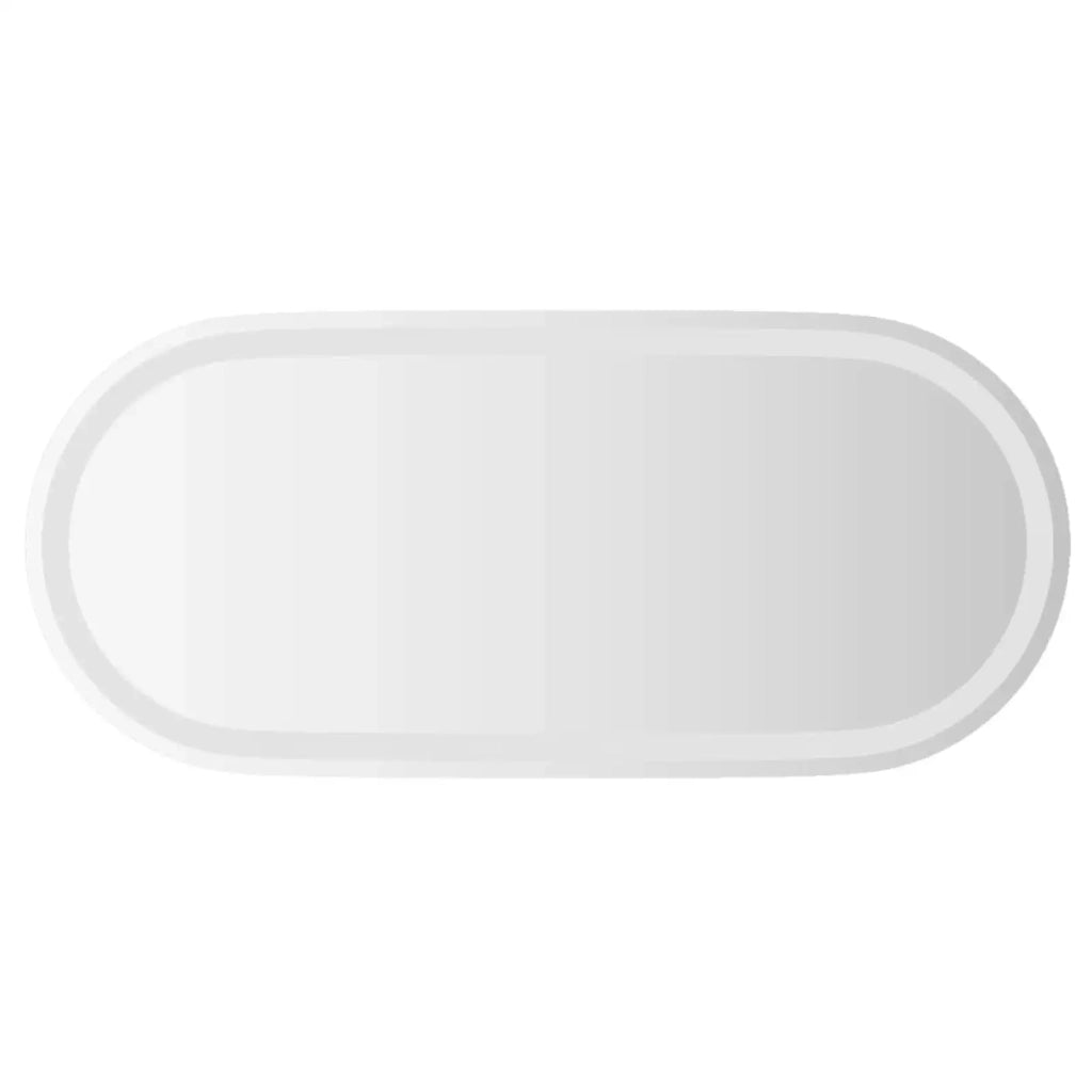 Specchio da bagno LED Trasparente 80 x 35 cm vetro temperato 42045853