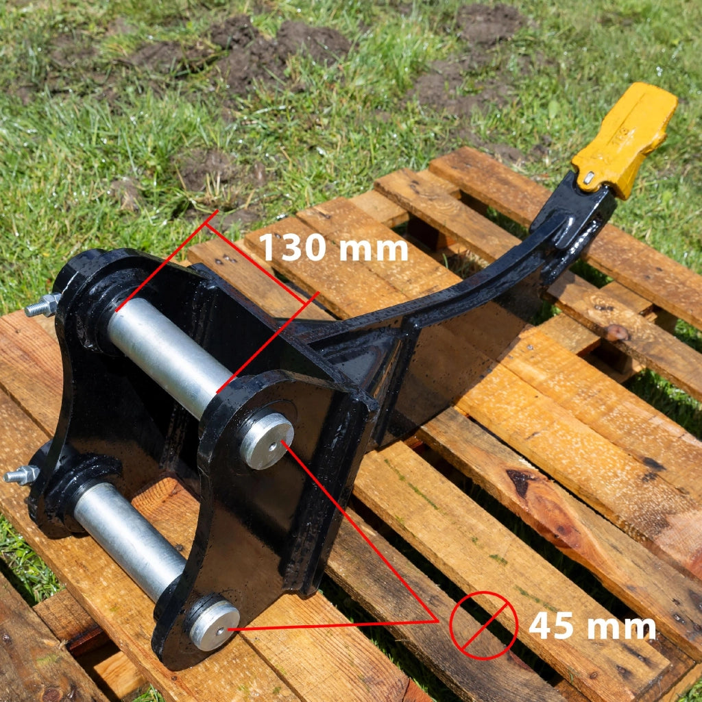 Ripper Monodente Rosfix 60cm – Per Escavatori 4T | Dente Indurito, Verniciatura a Polvere
