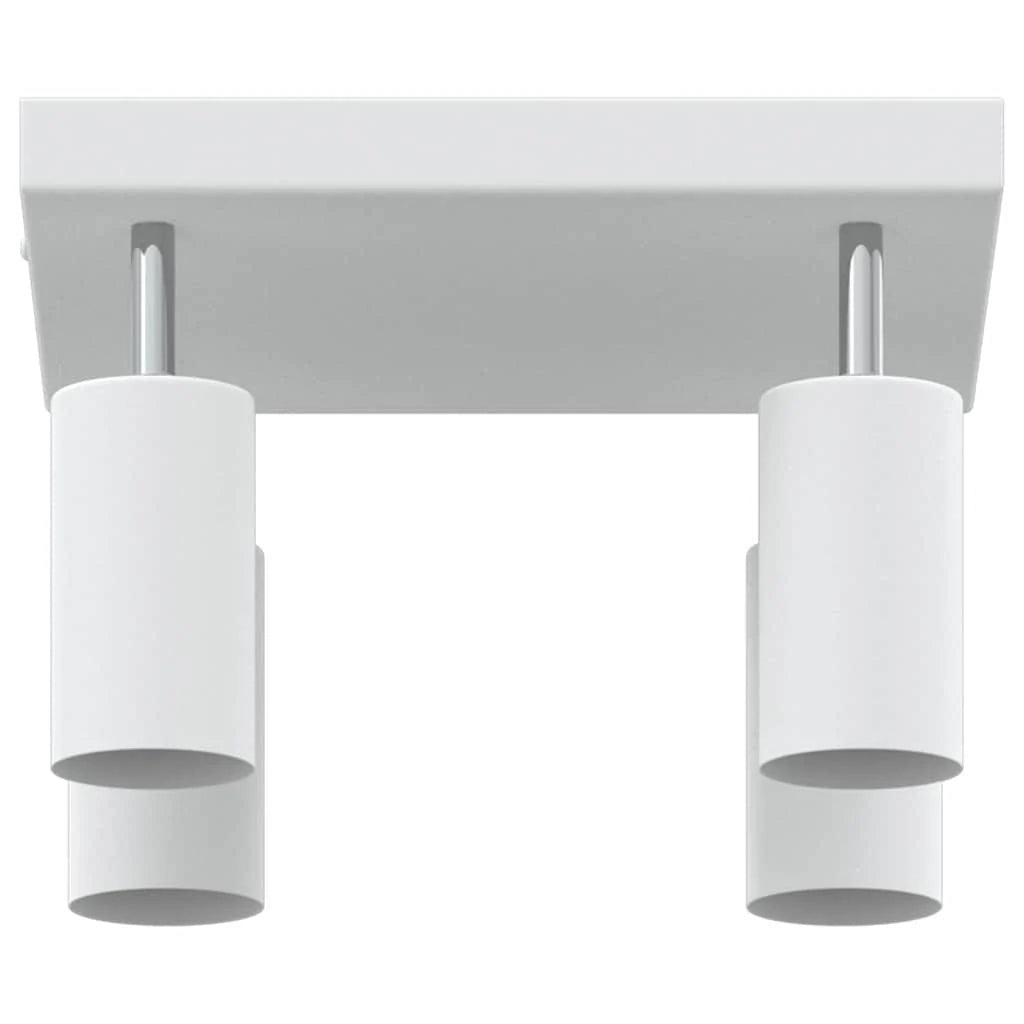 Faretto da soffitto moderno con illuminazione direzionale 26 x 26 x 16 cm metallo bianco 02_0058309