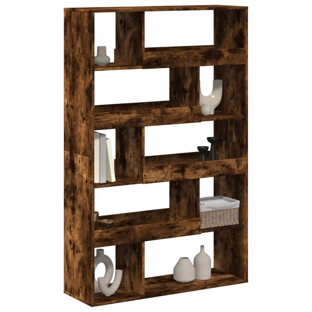 Libreria Rovere Fumo 100x33x156,5 cm in Truciolato 3309496
