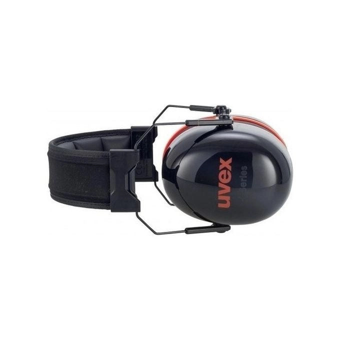 Uvex 2630030 K-Series10 Cuffie antirumore a padiglione pieghevoli SNR 36 dB colore Nero Rosso