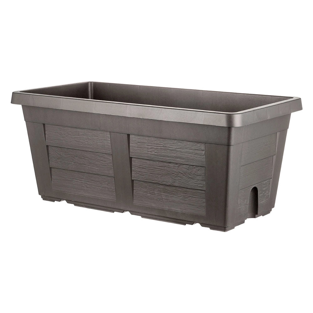 FIORIERA RETTANGOLARE cm  80 x 40 x 34 - antracite (senza sottovaso)  - BAMA