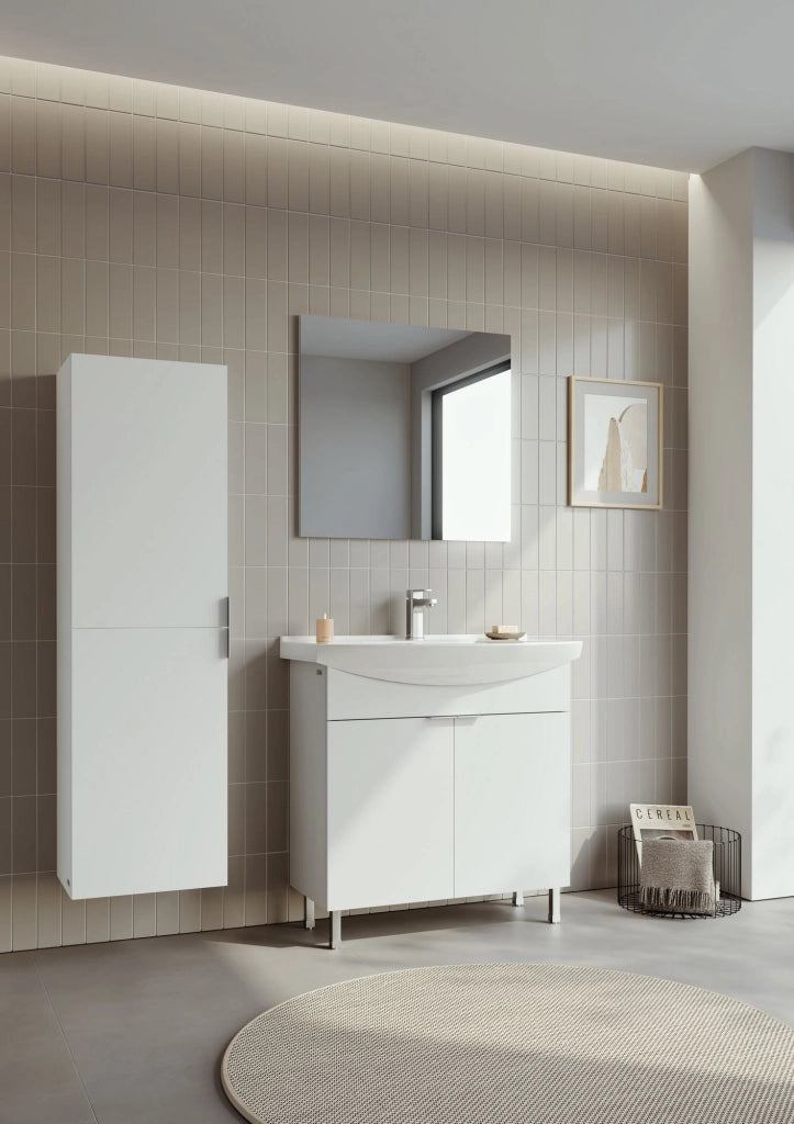 Mobile lavabo "Purus 80" - 80 x 50 x 83 cm - Bianco
