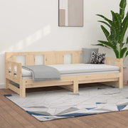 Dormeuse Estraibile in Legno Massello di Pino 2x(90x190) cm 820292