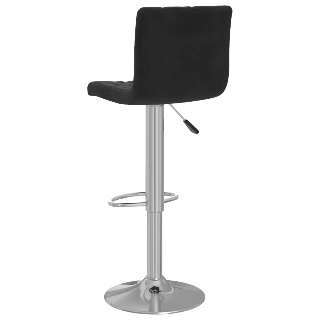 Sgabelli da Bar 2 pz Neri in Velluto cod mxl 57312
