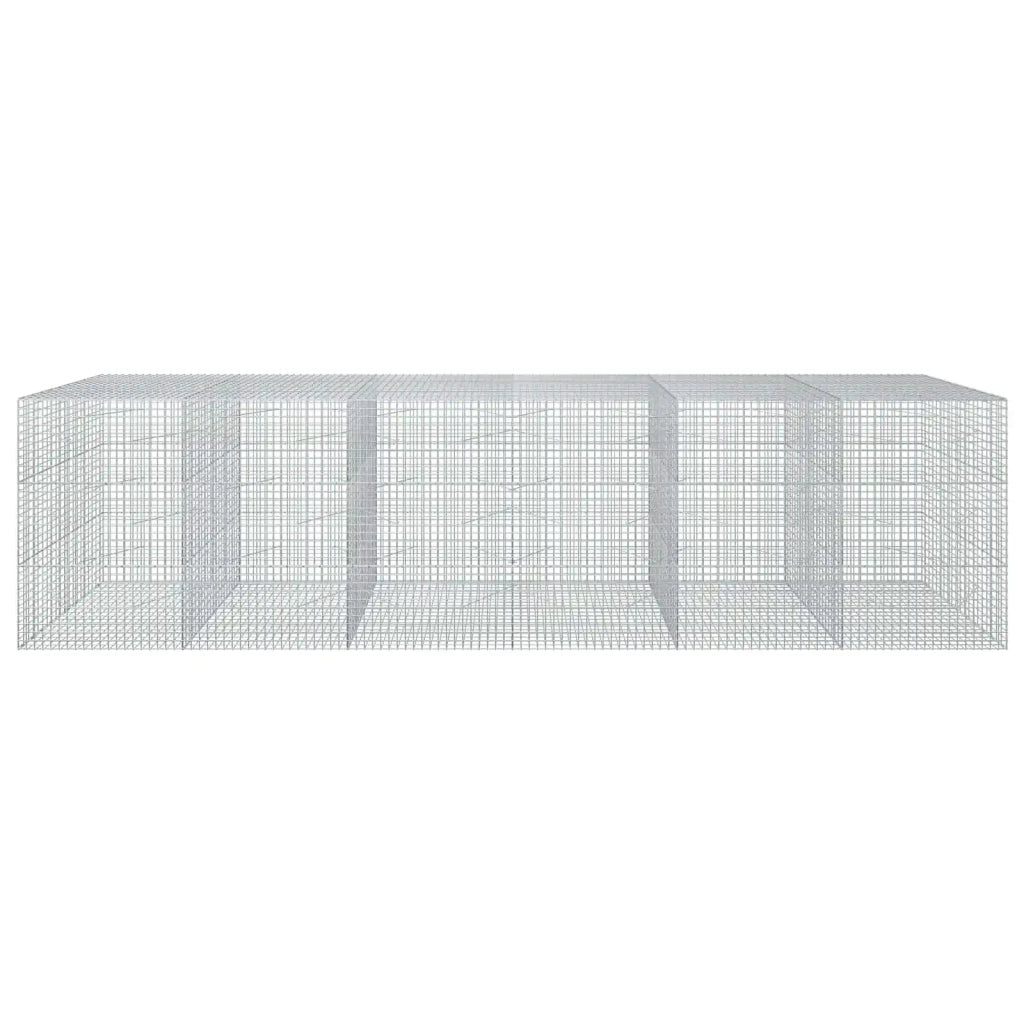 Gabion con Filo da 3,5 mm e Maglia da 5x5 cm 600x100x150 cm 3462462