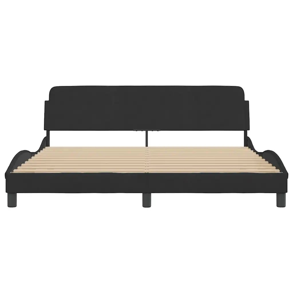 Giroletto Dover Nero 180x200 cm in Velluto 373234