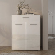 Madia Verduno, Credenza 2 Ripiani, 79x35x97.5h cm Bianco