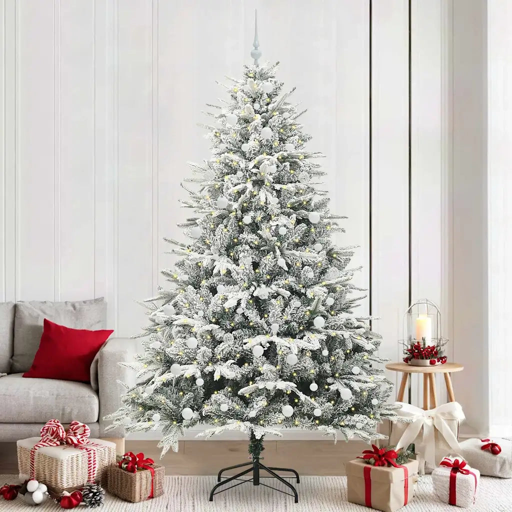 Albero di Natale Artificiale Pre-illuminato con Set di Palline 3395418