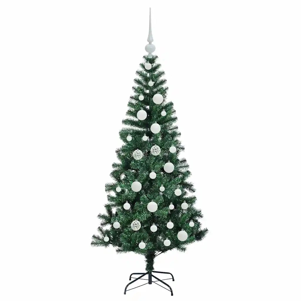 Albero di Natale artificiale con luci integrate Verde 120 cm 3396739