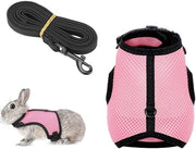 Gilet per Cavi - Flessibile - Adattabile per Conigli e Hamsters - Materiale soffice e confortevole - Facile da indossare e respirante - Robusto e resistente allo sforzo - Gilet per animali domestici