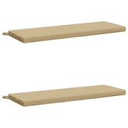 Cuscini per Panchina a 2 Pezzi SOEST 2 pz 100% Poliestere Beige 948875