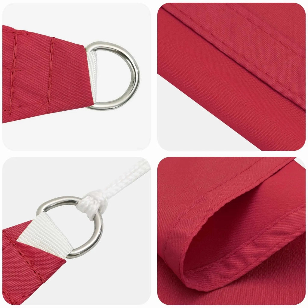 Vela da ombra solare Rosso 6 x 2,5 m 100% Poliestere Oxford 42031023