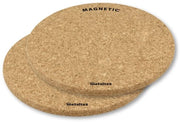 Set di 2 sostegni magnetici in gomma, diametro 20 cm, colore beige