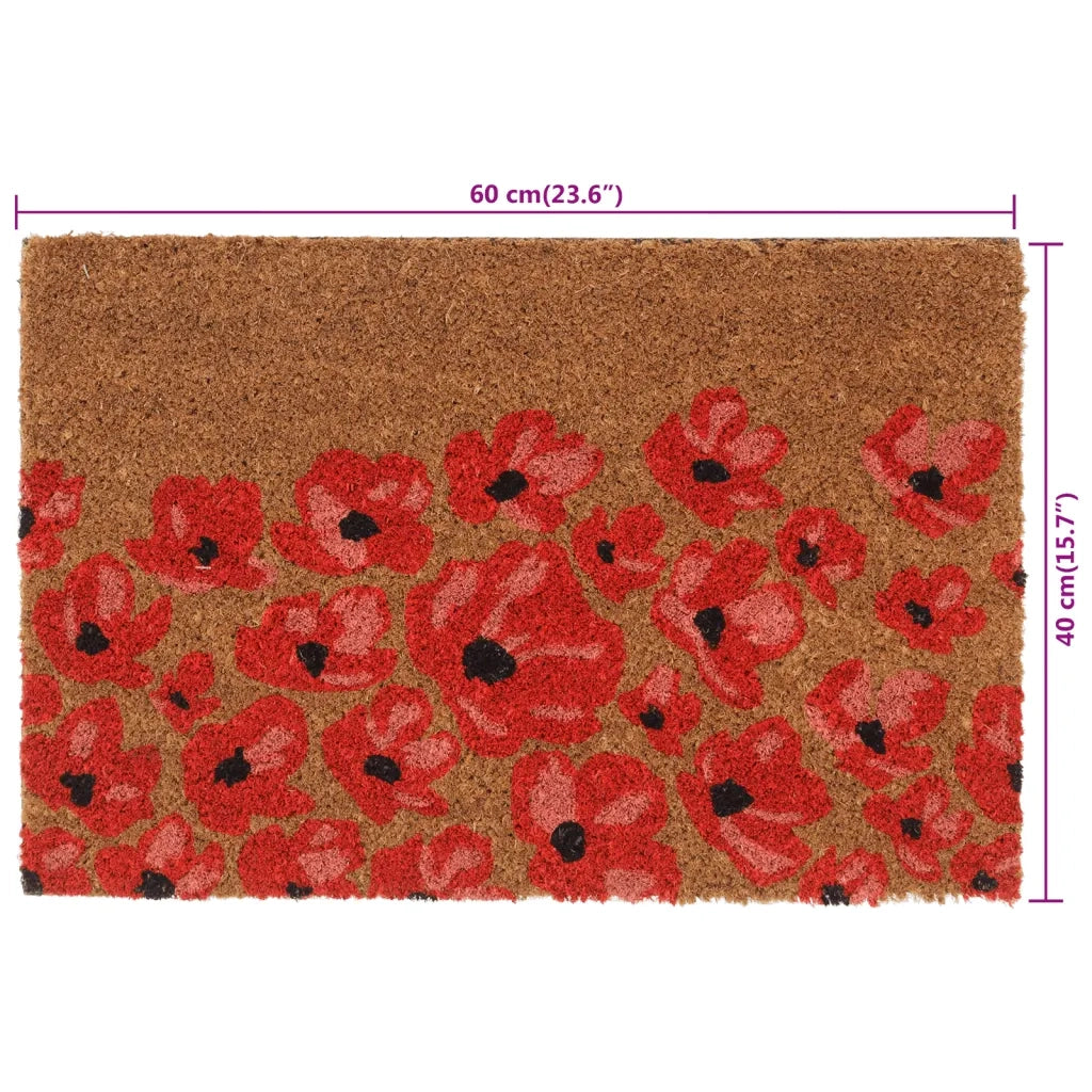 vidaXL Zerbino Naturale 40x60 cm Fibra di Cocco